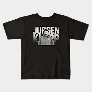 Jurgen Klopp B/W ART Kids T-Shirt